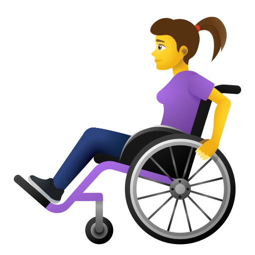Femme En Fauteuil Roulant Manuel