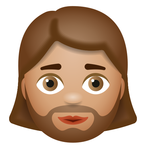 Femme: Peau Moyenne, Barbe