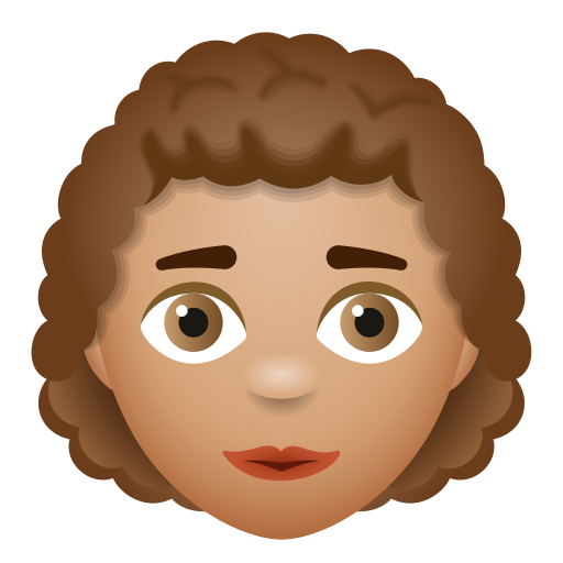 Femme: Peau Moyenne, Cheveux Bouclés