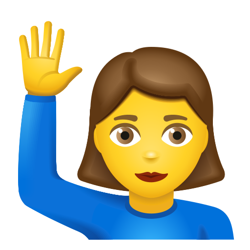 Femme Qui Lève La Main
