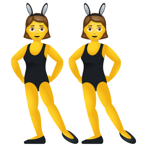 Femmes Avec Des Oreilles De Lapin
