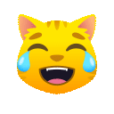 Смеющийся до слез кот