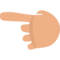 Prst ukazující doleva