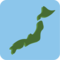 Mapa Japonska