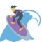 Surfující osoba