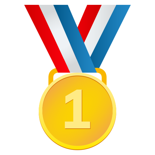 1st Place Medal for JoyPixels 10.0