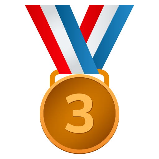 3rd Place Medal for JoyPixels 10.0