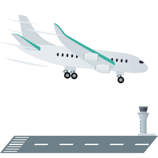 Avião Aterrissando para JoyPixels 10.0