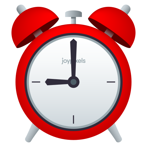 第闹钟号为第JoyPixels 10.0号