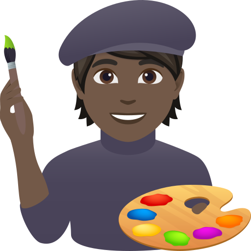 Artista: Pele Escura para JoyPixels 10.0