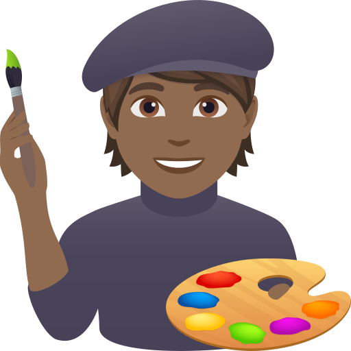 Artista: Pele Morena Escura para JoyPixels 10.0