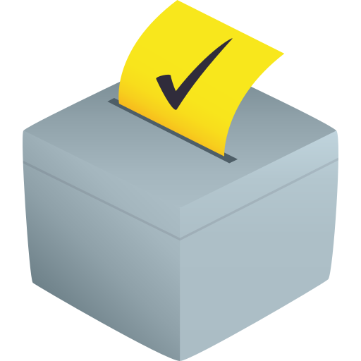 Urna Eleitoral Com Cédula para JoyPixels 10.0