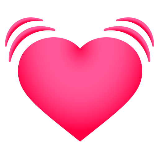 Coração Pulsante para JoyPixels 10.0