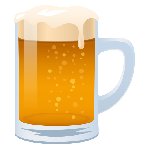 Кухоль пива для JoyPixels 10.0