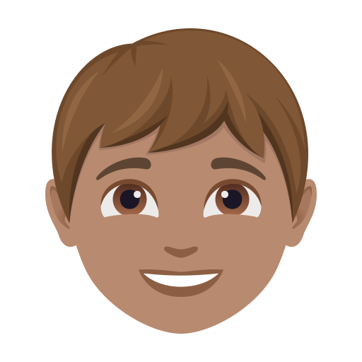 Menino: Pele Morena para JoyPixels 10.0