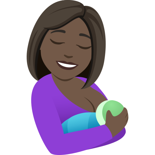 Amamentando: Pele Escura para JoyPixels 10.0