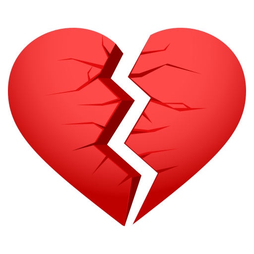 Broken Heart for JoyPixels 10.0