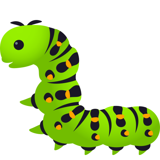 Гусениця для JoyPixels 10.0