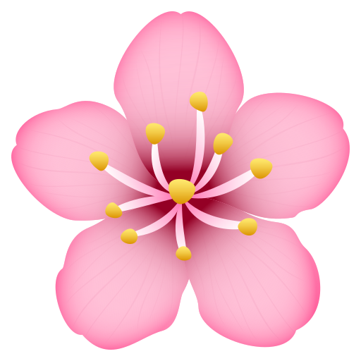 Квітка вишні для JoyPixels 10.0