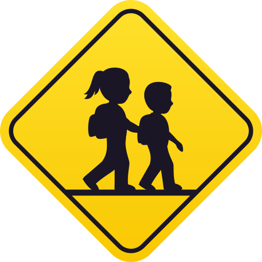 Crianças Atravessando para JoyPixels 10.0