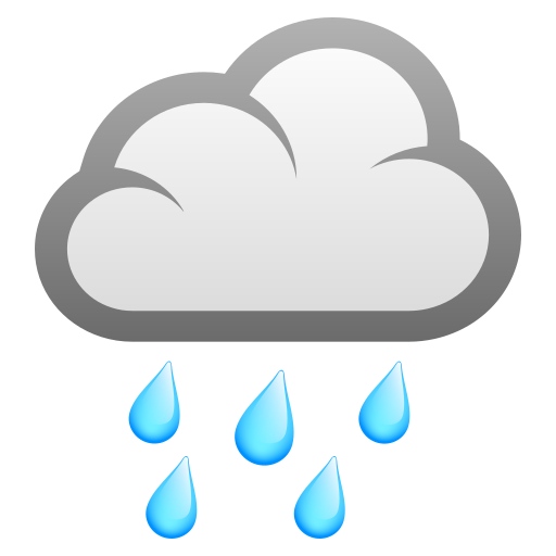 Cloud with Rain for JoyPixels 10.0