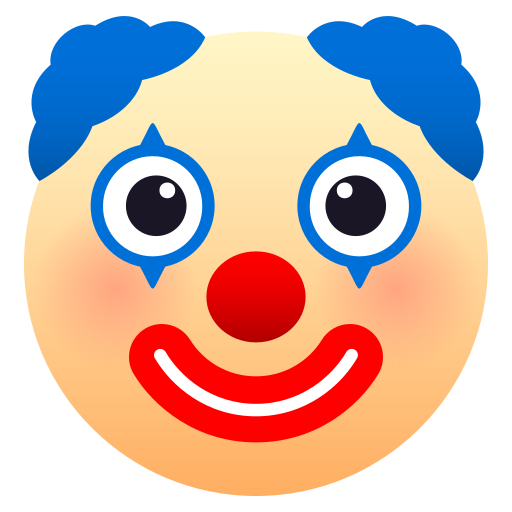 Клоун для JoyPixels 10.0