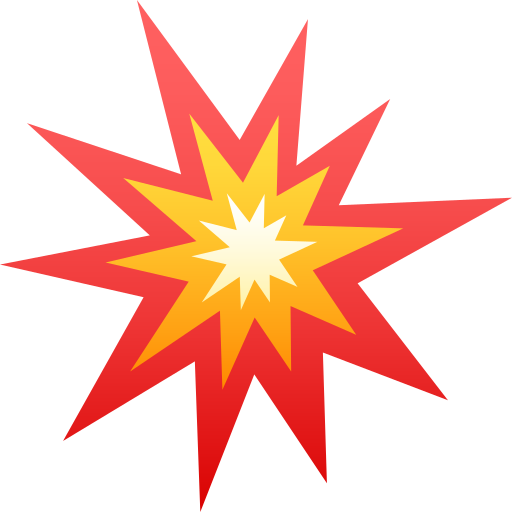 Explosion pour JoyPixels 10.0