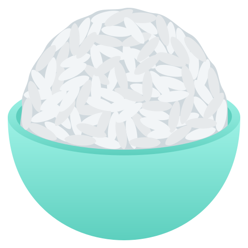 Arroz Cozido para JoyPixels 10.0