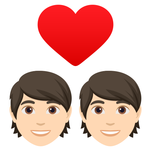 Casal Apaixonado: Pele Clara para JoyPixels 10.0