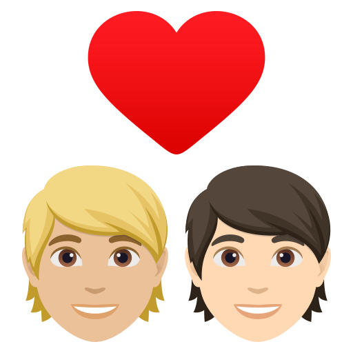 Закохана пара: дорослий дорослий світлий тон шкіри дуже світлий тон шкіри для JoyPixels 10.0