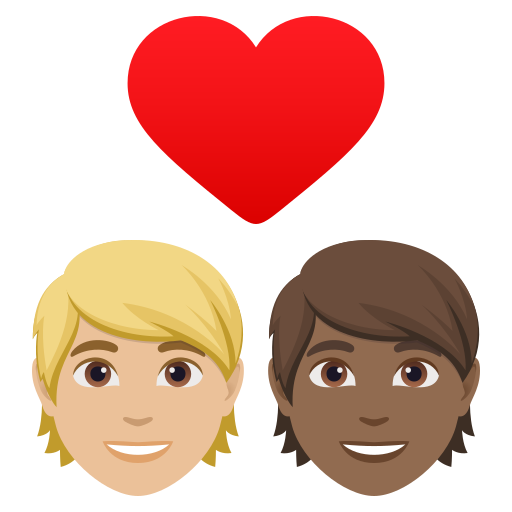 Casal Apaixonado: Pessoa, Pessoa, Pele Morena Clara, Pele Morena Escura para JoyPixels 10.0