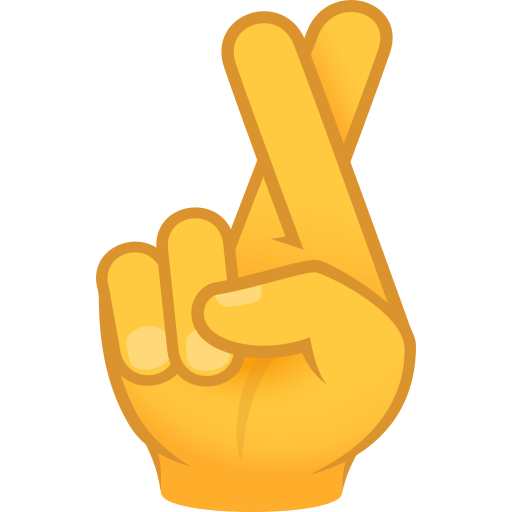 Скрещенные пальцы для JoyPixels 10.0