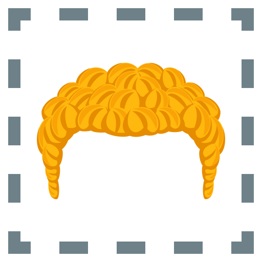 Rambut kerinting untuk JoyPixels 10.0