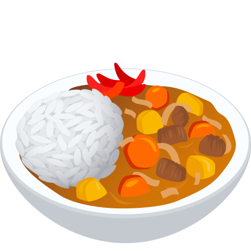 Arroz Com Curry para JoyPixels 10.0