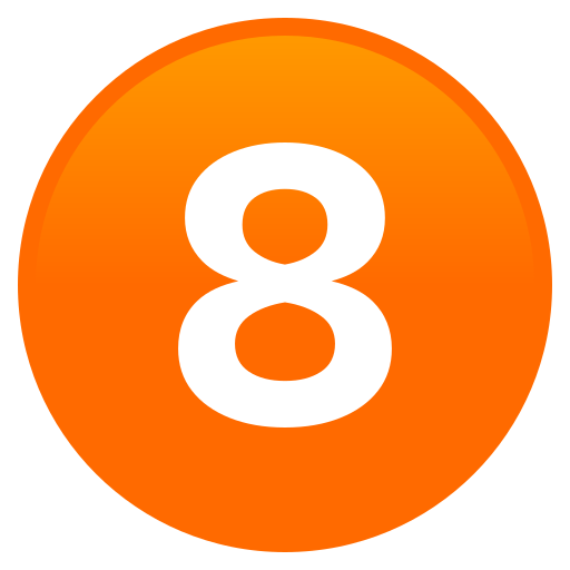 Digit Eight for JoyPixels 10.0