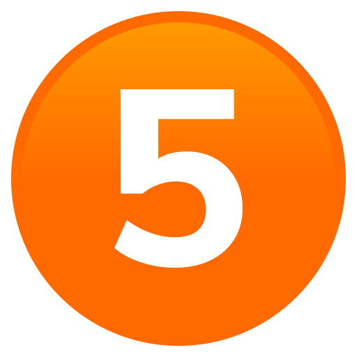 Chữ số năm cho JoyPixels 10.0