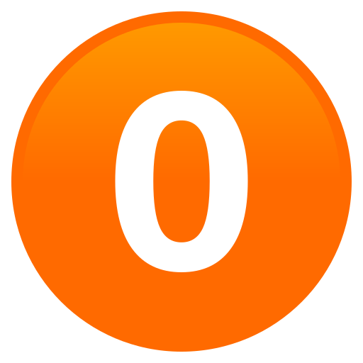 Chữ số 0 cho JoyPixels 10.0