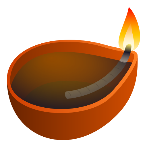 Lampu diya untuk JoyPixels 10.0