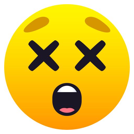 Face with Crossed-Out Eyes for JoyPixels 10.0