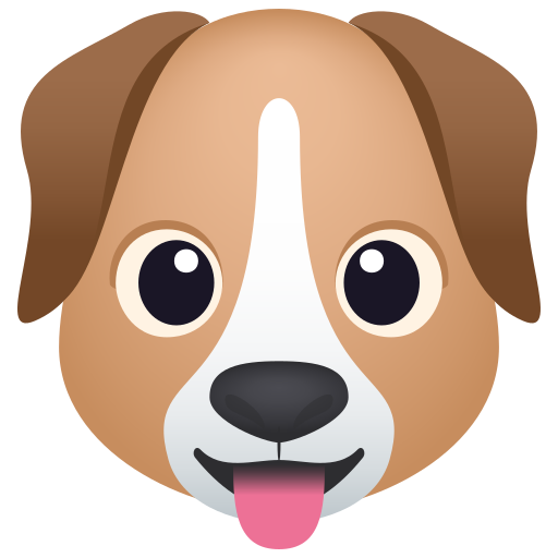 Dog Face for JoyPixels 10.0