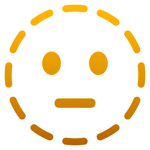 Noktalı çizgili yüz için JoyPixels 10.0