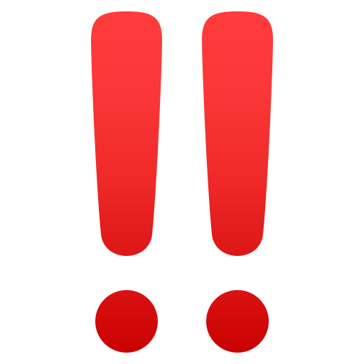 Double Exclamation Mark for JoyPixels 10.0