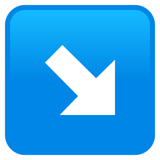 Seta Para Baixo E Para A Direita para JoyPixels 10.0