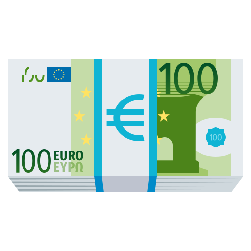 Nota De Euro para JoyPixels 10.0