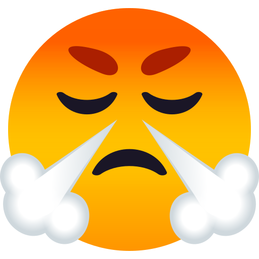 Пар з носа для JoyPixels 10.0