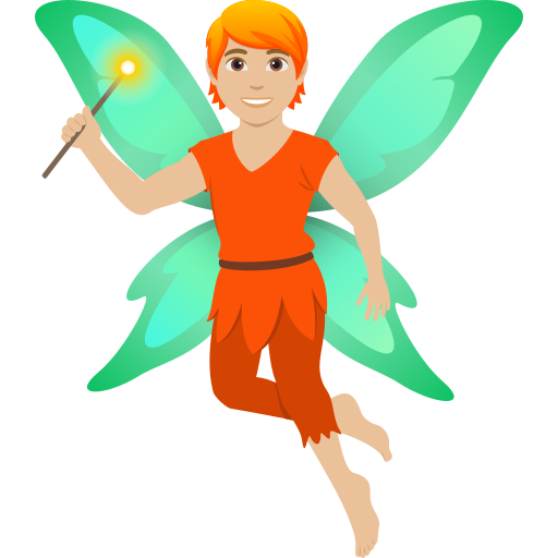 Fada: Pele Morena Clara para JoyPixels 10.0