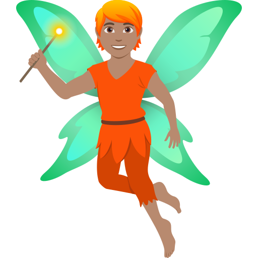 Fada: Pele Morena para JoyPixels 10.0