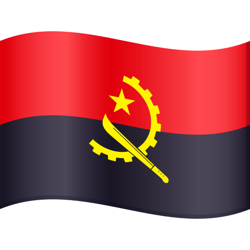 第旗: 安哥拉号为第JoyPixels 10.0号