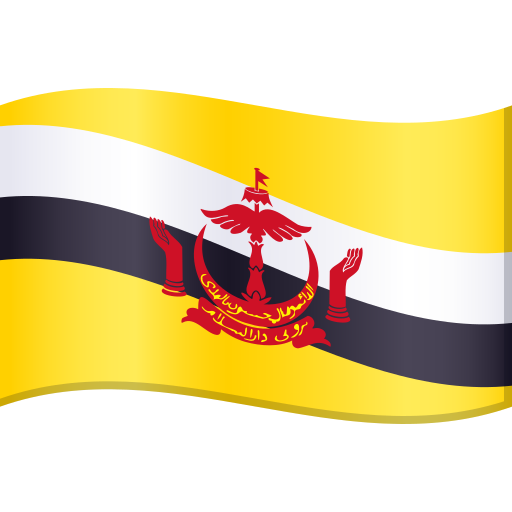 Flagge: Brunei Darussalam für JoyPixels 10.0