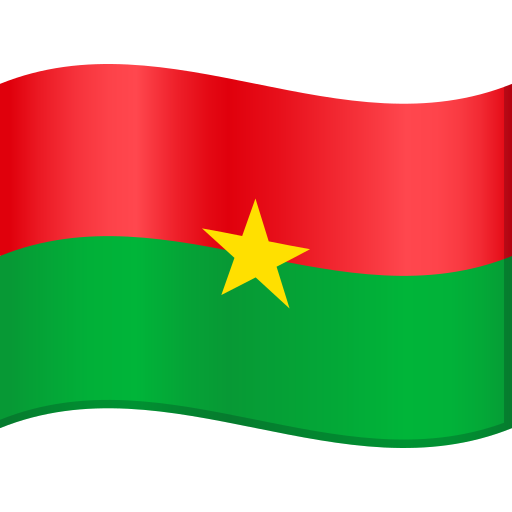 Bandeira: Burquina Faso para JoyPixels 10.0